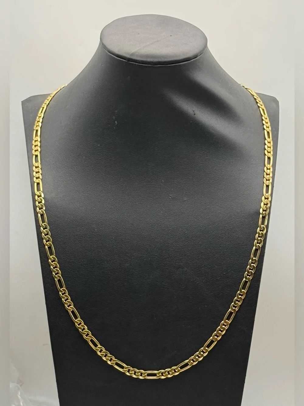 Classic Gold Tone Link Chain Necklace Mens Jewelry